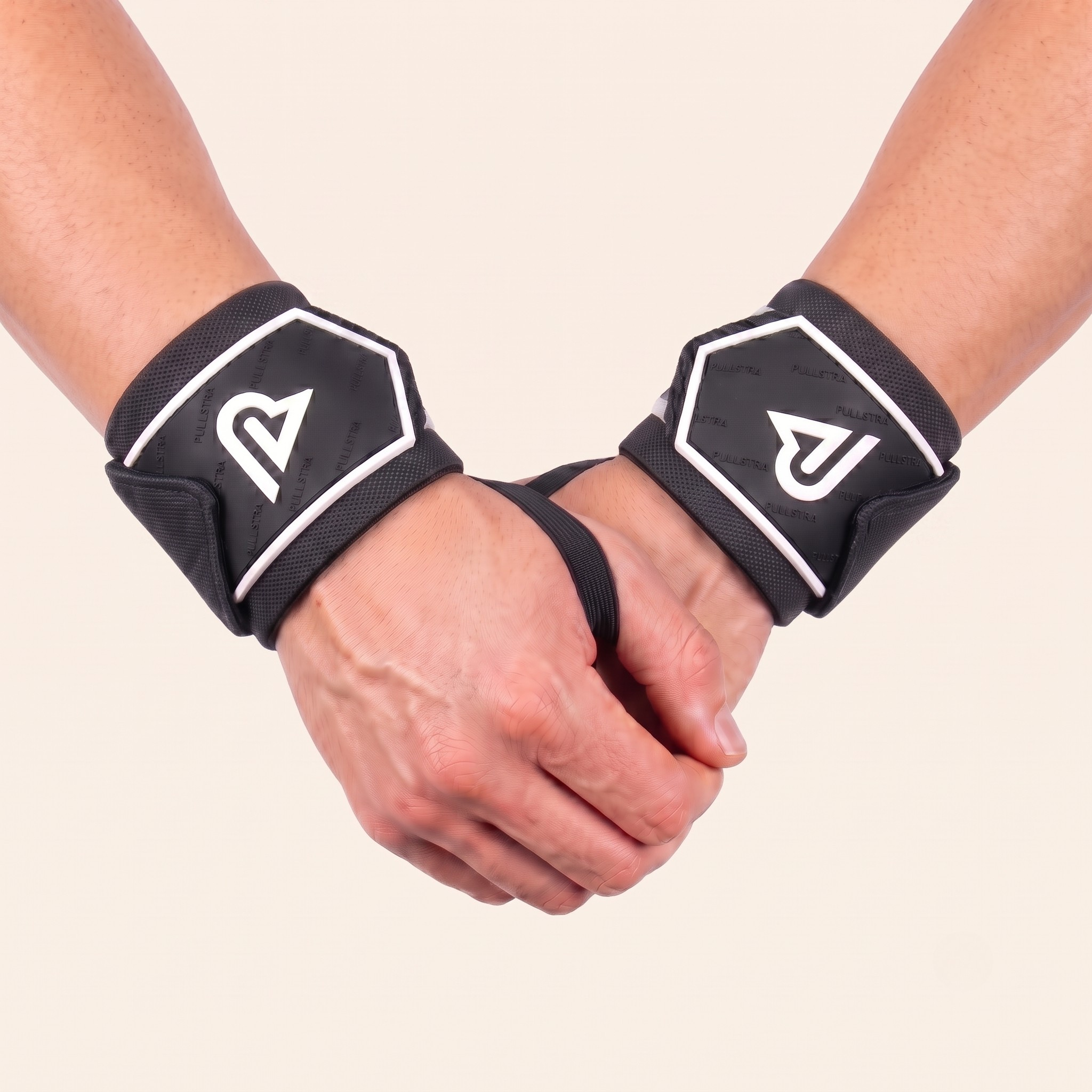 Bandes de Poignets Pullstra Noires Premium