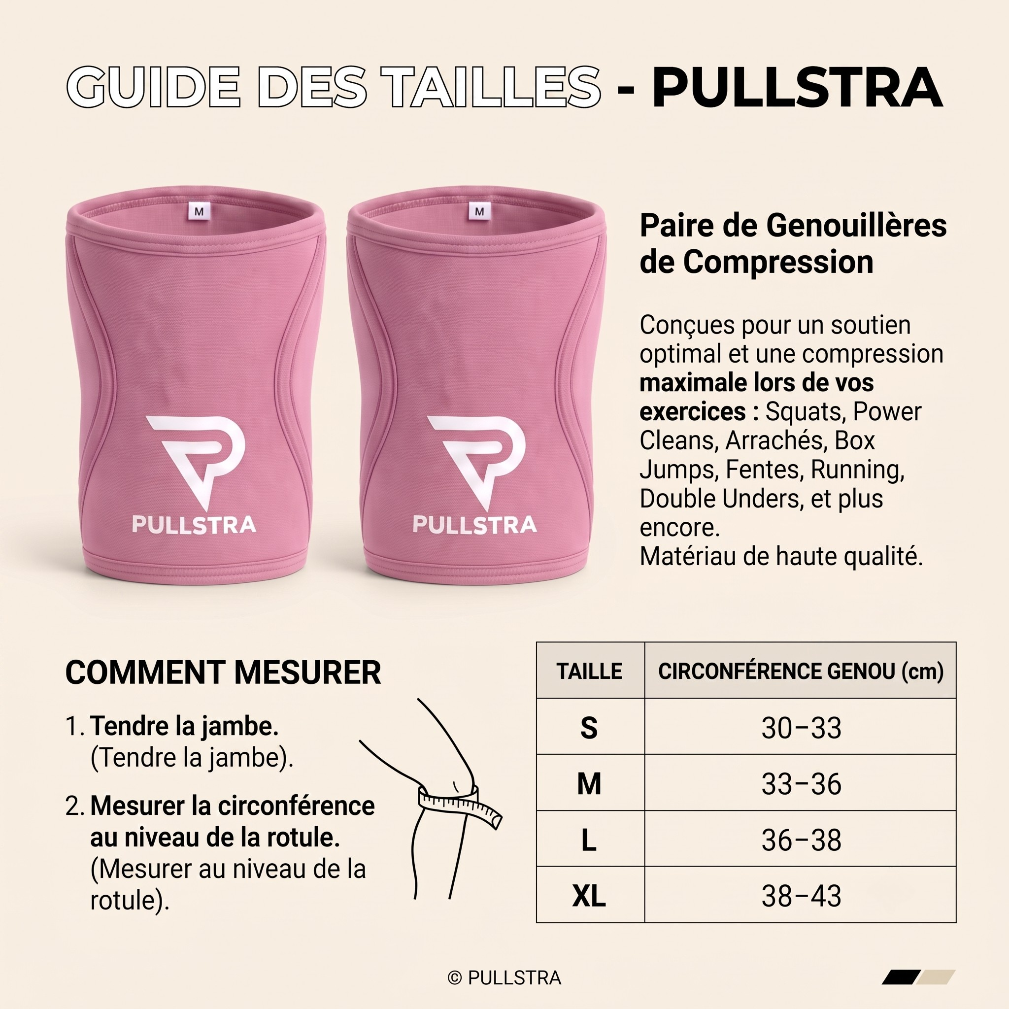 Genouillères Pullstra Roses - photo 4