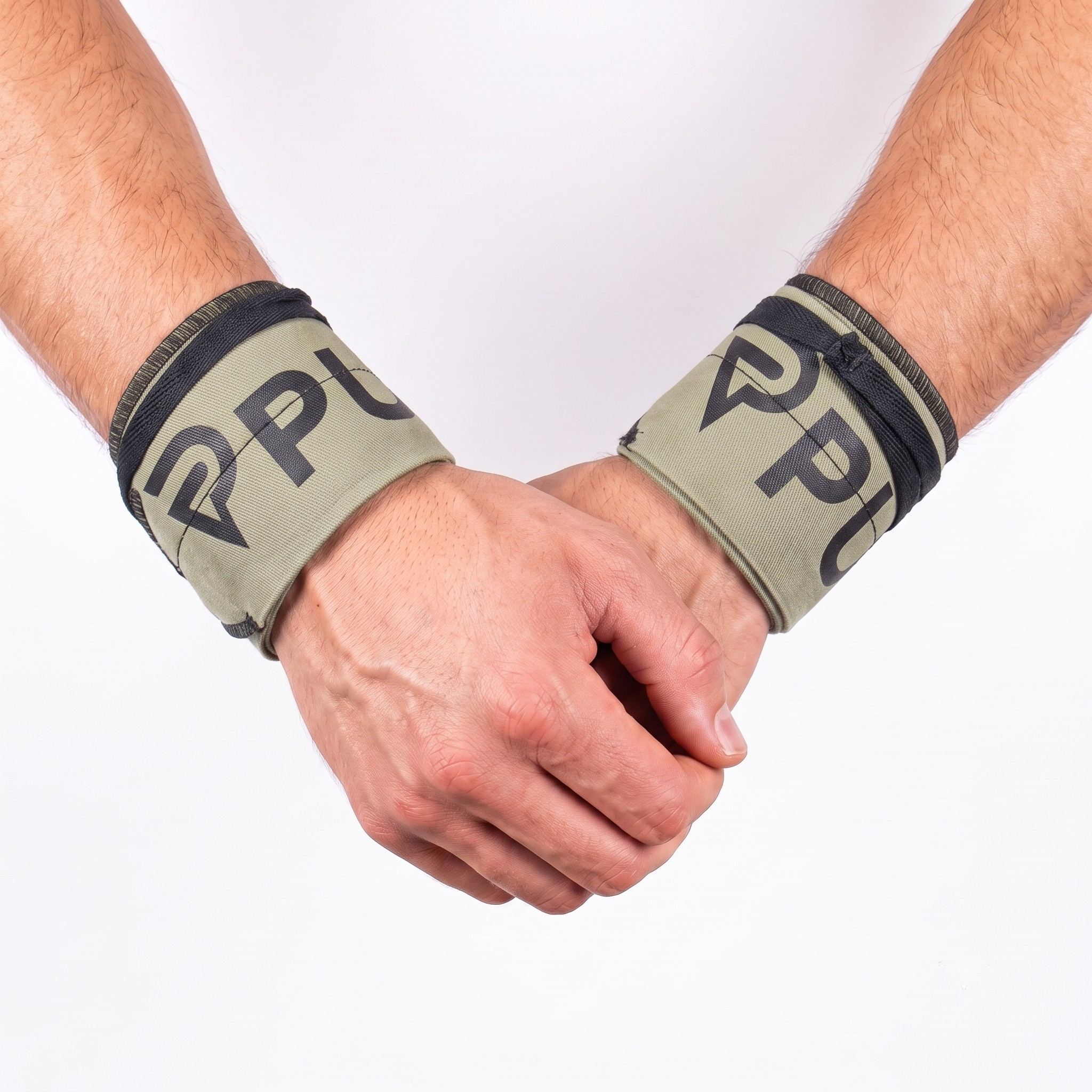 Bandes de Poignets Elite Kaki Avant