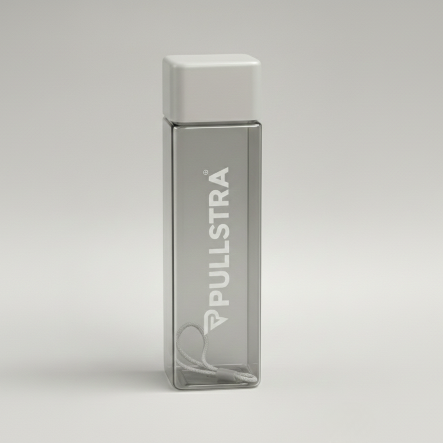 Bouteille Grise 500ml (face avant) - Pullstra