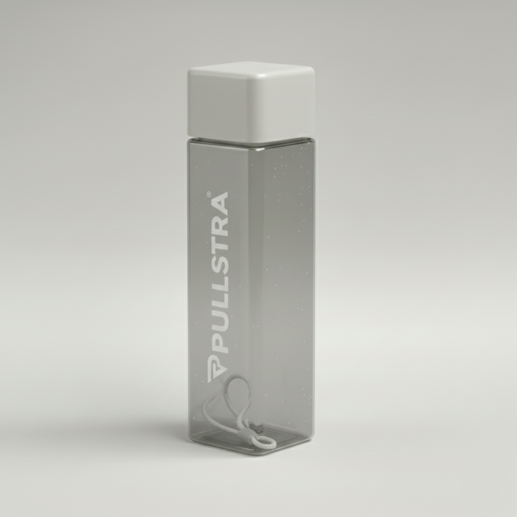 Bouteille Grise 500ml (vue coté) - Pullstra