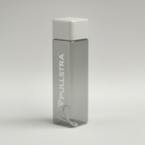 Bouteille Grise 500ml (vue coté) - Pullstra