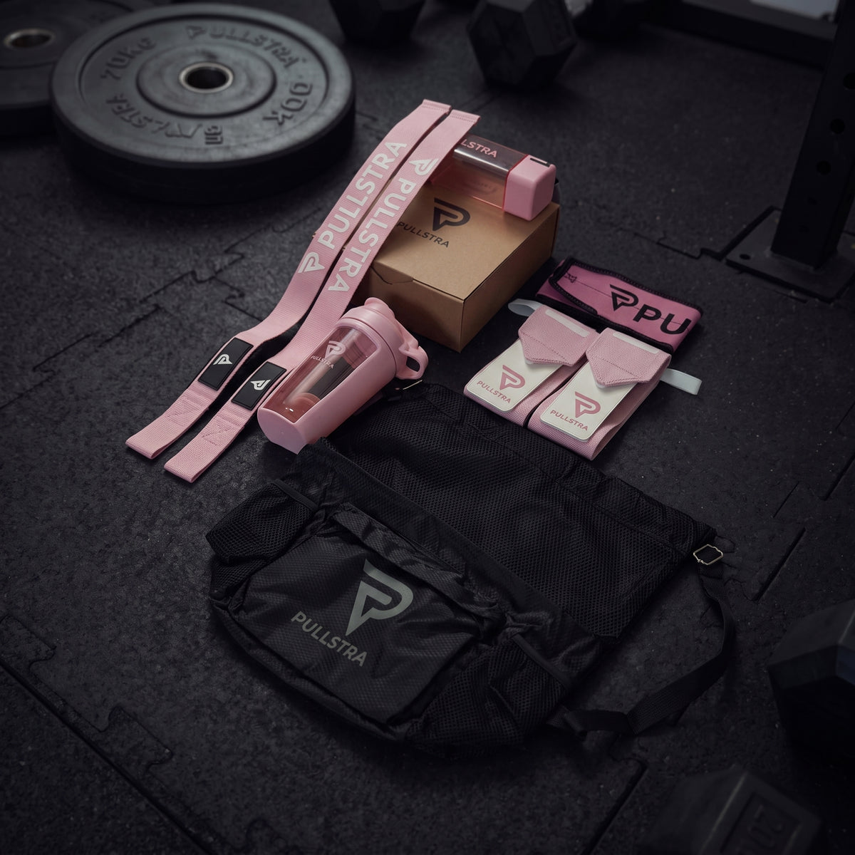 Coffret Musculation Rose 6 Pièces