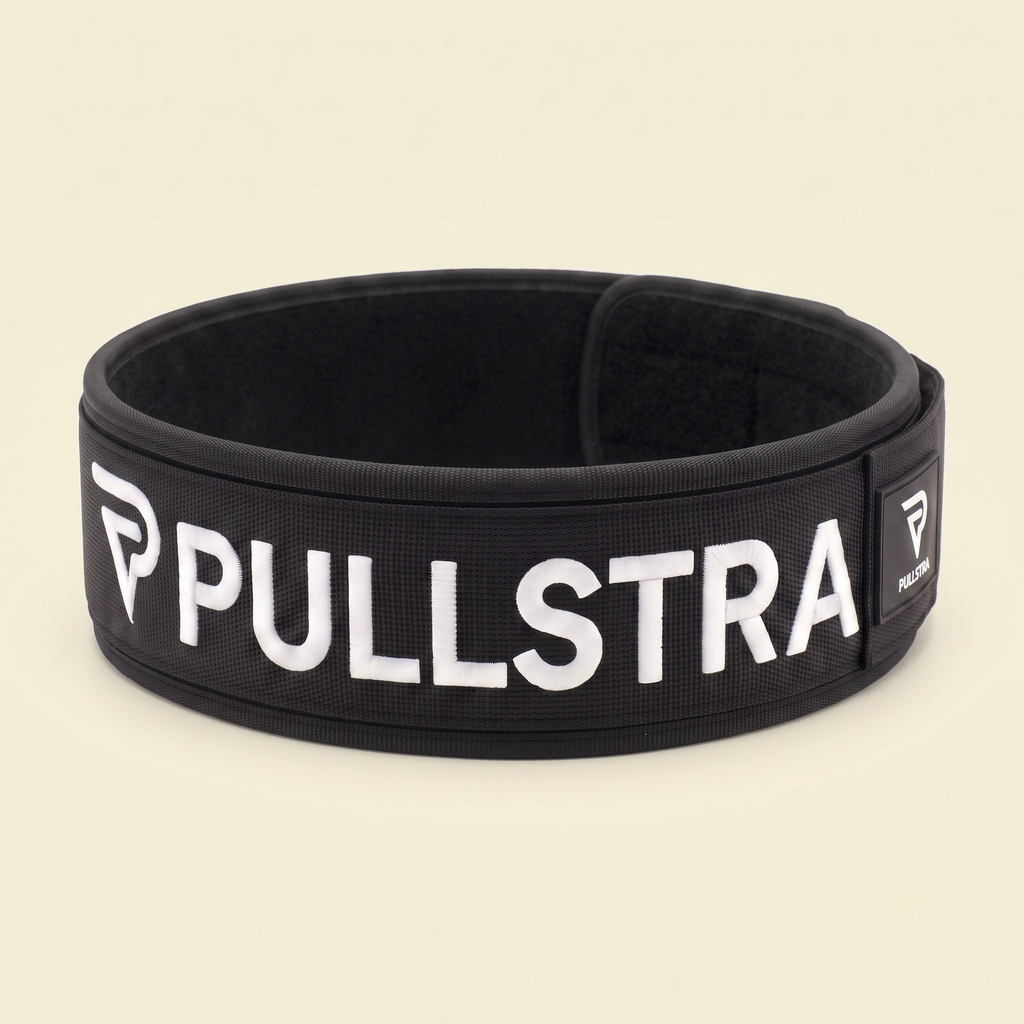 Ceinture de musculation Pullstra – vue de face en hauteur