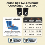 Coudières Pullstra noires – guide des tailles