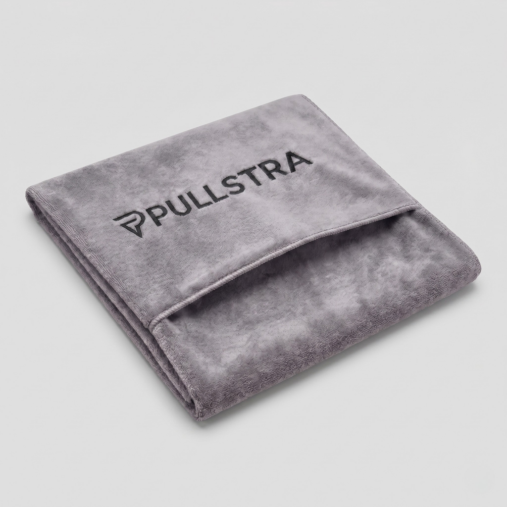 Serviette de Musculation Pullstra Grise Avant