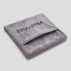 Serviette de musculation Pullstra grise – vue de face