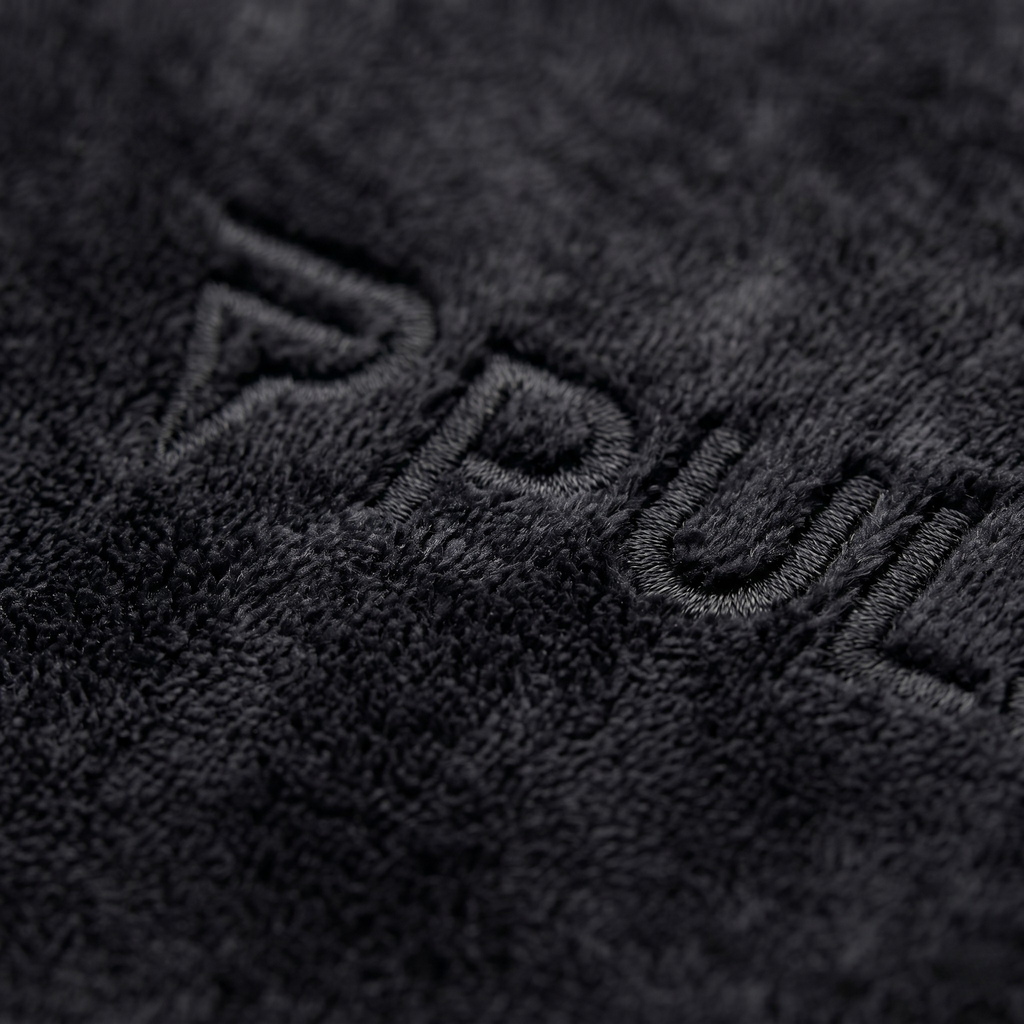 Serviette de Musculation Pullstra Noire texture