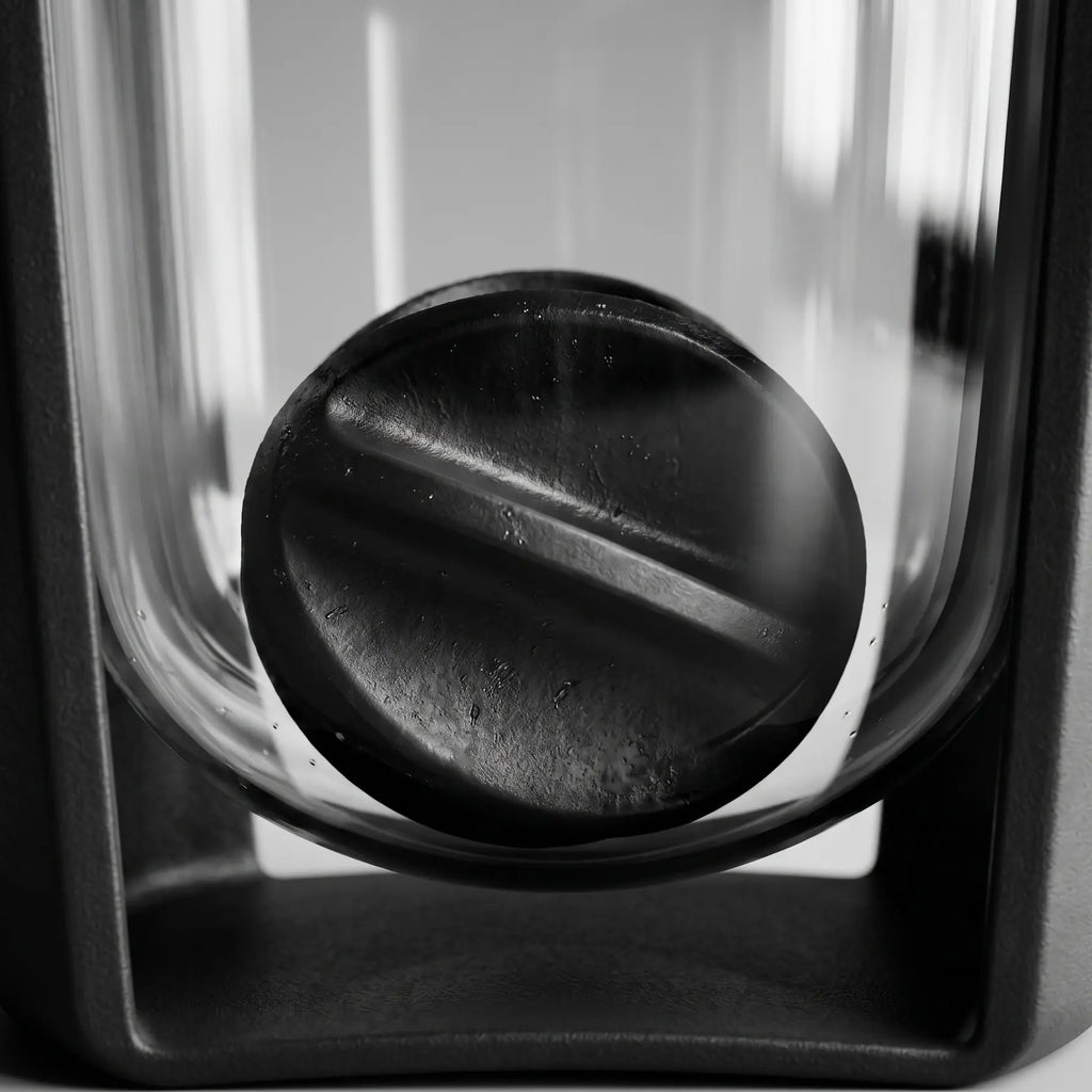 Shaker Pullstra Noir 500ml zoom boule