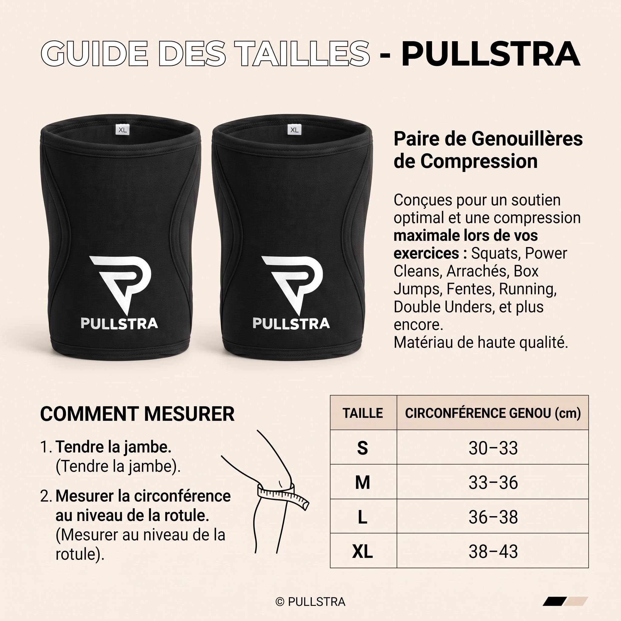 Genouillères Pullstra Noires - photo 4