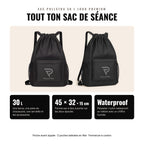 Sac de sport Pullstra 30 L Logo Premium : 45 × 32 × 15 cm, polyester et nylon waterproof, poche avant zippée